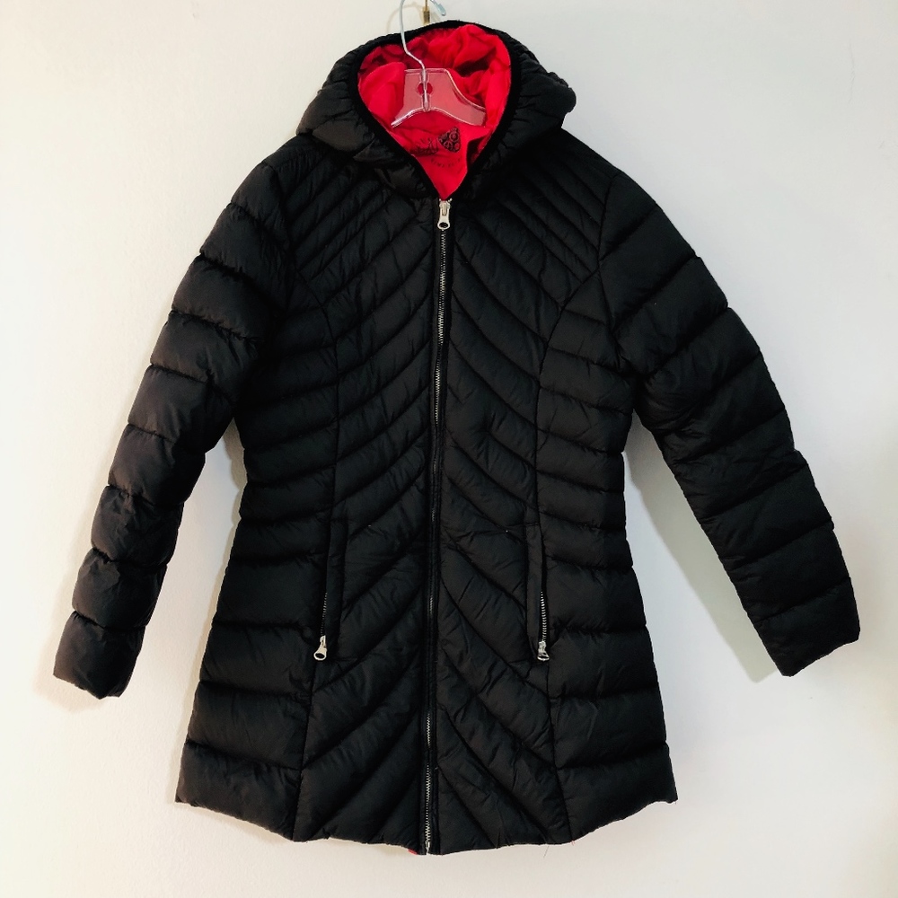 Sugarfly Black & Red Puffer Jacket